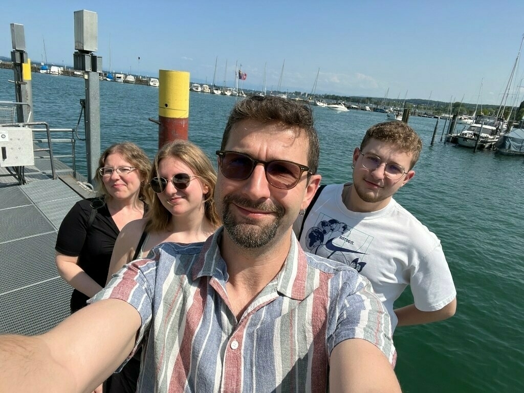 me and my family at Lake Constance in Germany